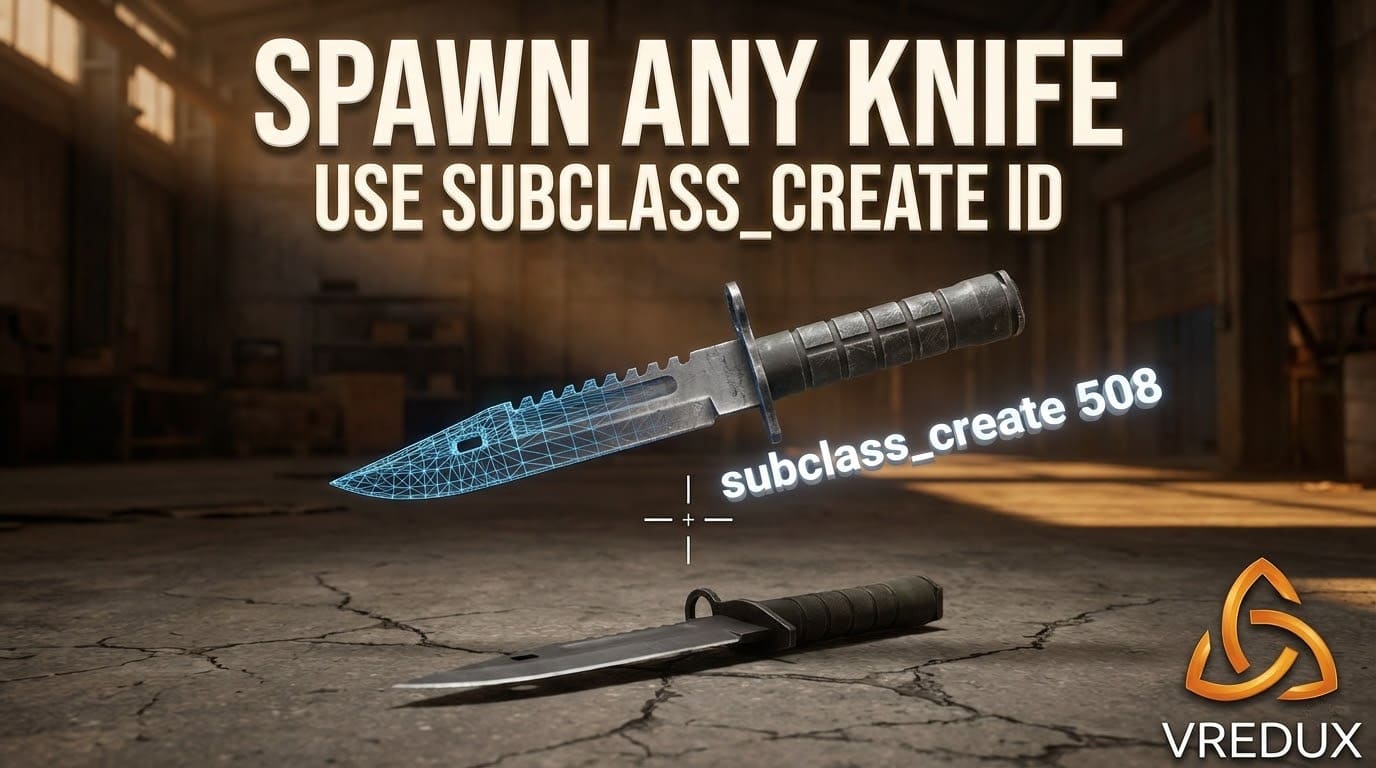 testing different knives in cs2